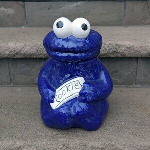 Cookie Monster Vintage Ceramic Cookie Jar